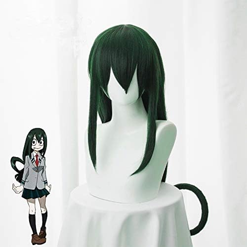 Long Straight Wig, Love Live! School Idol Festival (Yuki Setsuna) Anime Cosplay Synthetic Hair Wig with Bangs, Dark Blue