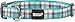 Friends Forever Plaid Dog Collar for Dogs, Fashion Woven Checkers Pattern, Cute Puppy Collar by, Green Small 11-16
