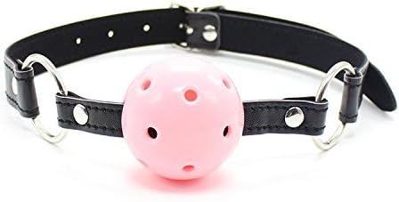 Adult supplies leather bound interest plug Hollow with double loop The female suit appliances gags Hot red plastic balls mouth gags female instruments …