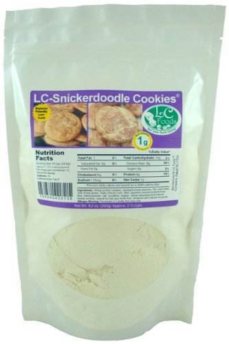 Low Carb Snickerdoodle Cookie Mix - LC Foods - All Natural - No Sugar - Diabetic Friendly - 9.2 oz