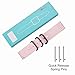 Fintie Band Compatible with Garmin Vivoactive 5/6/3, Venu/Sq/Sq 2/2 Plus, Forerunner 165/55/645/245 Music, 20mm Soft Nylon Replacement Strap Band, Pink