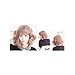 X&Y ANGEL New Kanekalon Short BOB Style Wavy Heat Resistant Kanekalon Hair Wig Pink K066