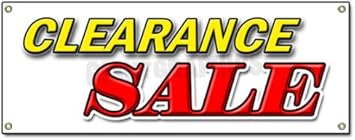 Clearance Sale Banner Sign Retail Sign Signs Amazon Com