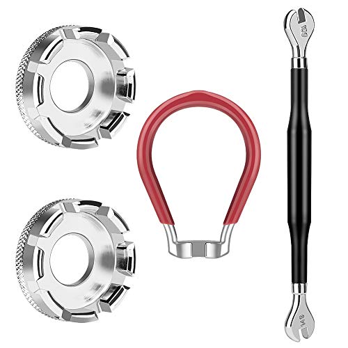 Winzwon Bike Spoke Wrench Tool 4 Pack Spoke Tool for Bicycle Rim Correct Kit Cycling Pocket Tools - Thumbnail 7