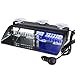 WoneNice 16 LED High Intensity LED Law Enforcement Emergency Hazard Warning Strobe Lights 18 Modes for Interior Roof/Dash/Windshield with Suction Cups (White/Blue)