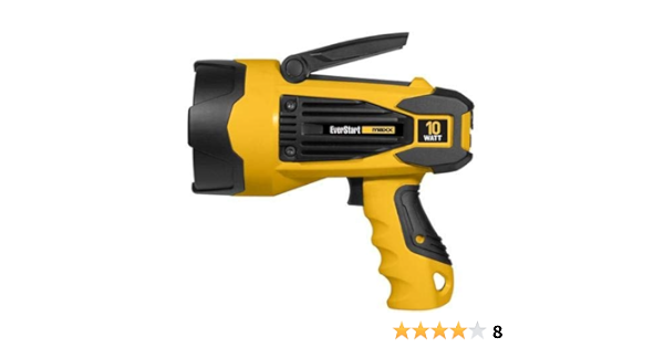Amazon Com Everstart Maxx 10 Watt Rechargeable Lithium Ion Led Spotlight Tools Home Improvement