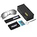 FEIDU Mens Polarized Aviator Sunglasses Metal Frame Unisex Sun Glasses FD9001 (Silver/Silver, 2.28)