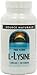 Source Naturals L-Lysine 1000 mg, Essential Free-Form Amino Acid, 100 Tablets(Pack of 3)