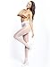 Miss O 40 Denier Open Crotch Pantyhose-Black-Small/Medium