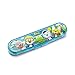 PORORO Stainless Steel Spoon, Fork, Chopsticks Hardcase Set- Blue