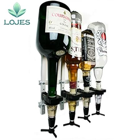 KITCHY 1.5L Litre Wall Bracket Bar Liquor Dispenser Bar Liquor Drink Dispenser