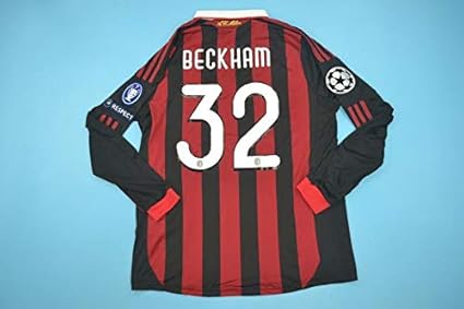 beckham ac milan jersey