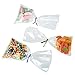 Outus 300 Pack Clear Treat Bags Clear Cello Bags with 320 Pieces Twist Ties 8 Colors for Wedding Cookie Gift Candy Buffet Supply Valentine Chocolates(4 x 9 Inches)