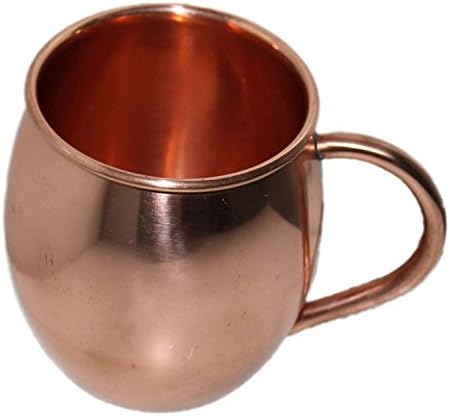 YADAV HANDICRAFTS Premium Handcrafted Quality Moscow Mule Copper Drinking Mug Copper Moscow Mule Mugs Capacity 16 Oz Smooth Finished Set of 1