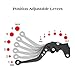 color tree Short Adjustable Billet Brake Clutch CNC Levers Set fit for Kawasaki Ninja 250 1998-2007thumb 2