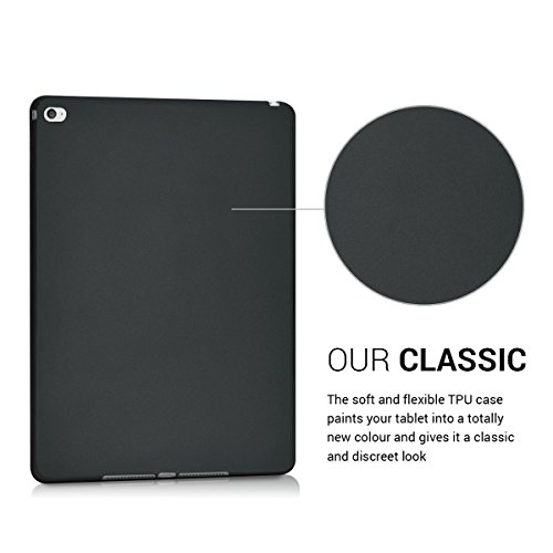 kwmobile TPU cover silicon case for Apple iPad Air 2 - tablet cover protective case in black matt