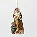 Jim Shore for Enesco Heartwood Creek Naughty-Nice Santa Ornament, 4.5