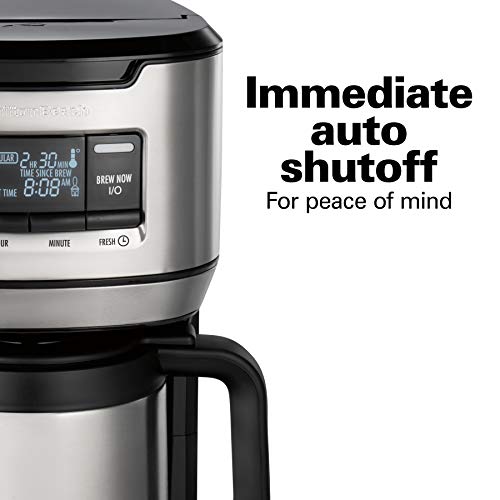 Hamilton Beach Programmable FrontFill Coffee Maker with Thermal Carafe