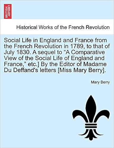 Amazon Social Life In England And France From The French Revolution In 17 To That Of July 10 A Sequel To A Comparative View Of The Social Life Of England And