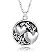bestwishes2u Personalized silver lettering Lovers Necklace pendent Jewelry