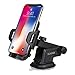 Purebox Car Phone Holder Universal Windshield Dashboard Truck Phone Mount Holder for iPhone X 8 7 7S Plus 6 6S Plus 5 5s Galaxy S5 S6 S7 S8 Google Nexus LG Huawei, Black
