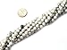 4mm Round White Howlite Beads Strand 15 Inch Jewelry Making Beads