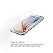 Galaxy S6 Screen Protector, Poweradd Samsung Galaxy S6 Premium Tempered Glass Screen Protector Film 0.33mm, Bubble Free, 9H Hardness (NOT S6 Edge) - Retail Packaging