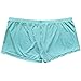 FEESHOW Men's Silky Boxer Briefs Shorts Bugle Pouch Underwear (Blue, X-Large)
