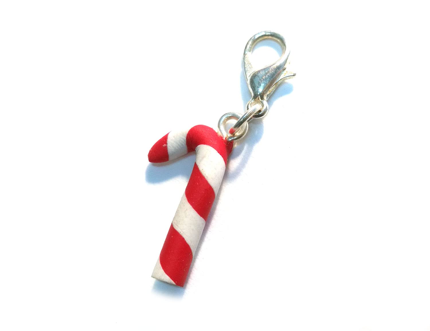 Miniblings Candy Cane Charm Pendant Lollipop Christmas Cawaiii Red