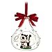 2014 Disney Mickey and Minnie Mouse Glass Sketchbook Christmas Ornament
