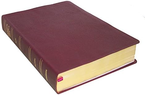 KJV - Burgundy Genuine Leather - Regular Size - Thompson Chain Reference Bible (015063)