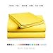 BASIC CHOICE Full Size Sheet Set - Breathable Cooling Sheets - Hotel Luxury Bed Sheets - Extra Soft Sheets for Kids, Teens, Women & Men - Deep Pockets - 4 Piece Set - Wrinkle Free - Yellow Bed Sheets