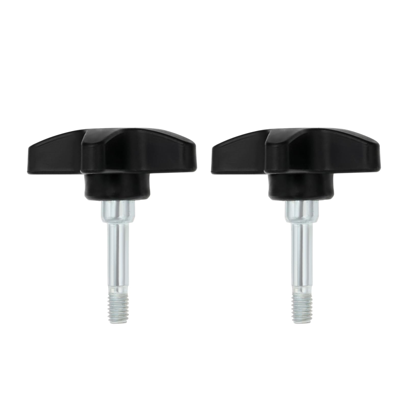 SG Store 2Pcs Rollator Walker Replacement Knob M6 Spare Tightening Star Knob for Wheelchair Rolling Walker Height Adjustment 52mm Black