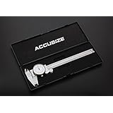 Accusize - 6" x 0.001"/150mm x 0.02mm, Inch/Metric Dual Needle Precision Dial Caliper Stainles Steel, In Fitted Case, #P920-S236