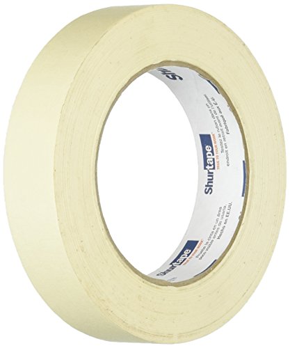 Shurtape CP-83-1 Shurtape Utility Grade Masking Tapes, 1" x 60 yd, 5 mil, Natural