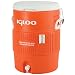 Igloo Seat Top Beverage Dispenser, Orange/White, 10 Gallon primary