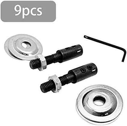 VENTDOUCE 9PCS Motor Shaft Set Motor Shaft Coupler Motor Shaft Arbor Extension | Drill Convert To Sander/Grinder