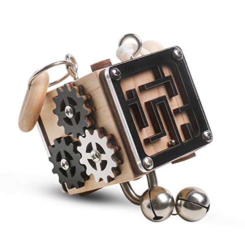 thumbnail image 2 of Montessori Busy House Toy For Toddlers 1-3 Years - 30+ Activity Learning Cube With Music & Lights 2 of 12