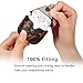 Gift-Hero Compatible with Airpods 1&2 Case,Luxury Classic Leather Shockproof Airpod Cover Designer Stylish Fashion Fun Cool Chic Keychain Design Skin Cases for Girls Man Woman Air pods(Brown Logo Bag)