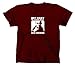 That 70s show Red Forman funny T-Shirt, my foot in your ass, maroon, M