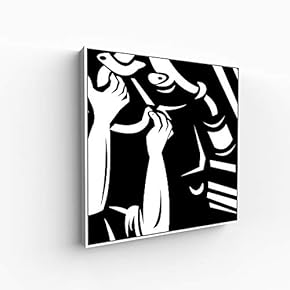 Canvas Wall Art for Living Room, Bedroom Silence Framed Canvas Prints for Home Decoration Ready to Hang - 16x16 inches