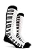Men's Piano Keyboard Trouser Socks by Foot Traffic, Men's shoe size 7-12