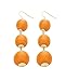 Women's Triple Thread Lantern Ball Dangle Fashion Earrings