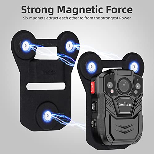 OmniMaster Body Camera Mount, Universal Suction Back