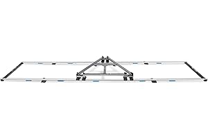 PROAIM Swift Dolly w 12ft Straight Track for Jib Camera Crane & Fluid Heads. Smooth Tracking Shots, Wedges for Flat/Uneven Floor, Adapts Various Tripod. Track Ends Prevent Run-Off + Bag (P-SFT-DT-12)