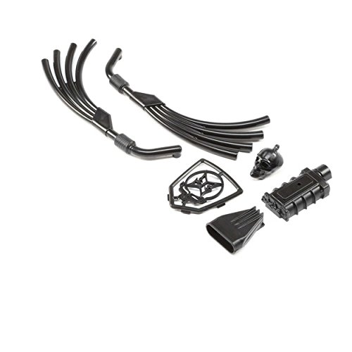 ECX Motor, Exhaust and Grill Parts Doomsday Hobby Rc Vehicle, Black