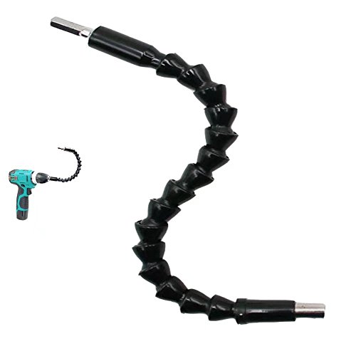 MAZU Flexible Extentional Screwdriver Drill Bit Holder with Magnetic Quick Connect Drive Shaft Tip General Metal Universal Flexible Shaft Drill Flexible Shaft, Batch Head Connecting Rod C - Thumbnail 5