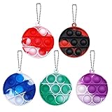 Leencum 5Pcs Mini Simple Fidget Toy Stress Relief