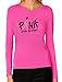 Breast Cancer Awareness Apparel - Women's Long Sleeve T-Shirt Large Pink