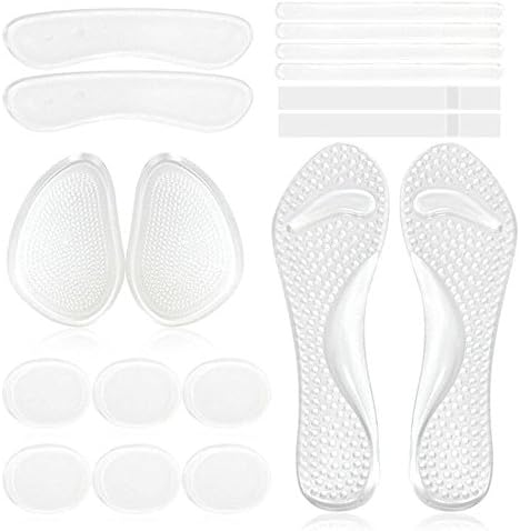18 Pcs Gel Insoles Inserts Great for High Heel High Heels Insoles By Envelop - Silicone Gel Insoles